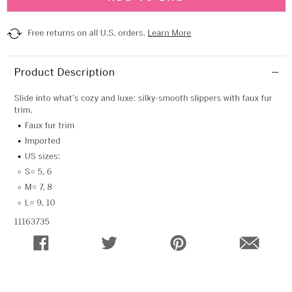 🛑 2 / $40 Sale! Victoria Secret Black Floral Slipper Set N… - Picture 2 of 14